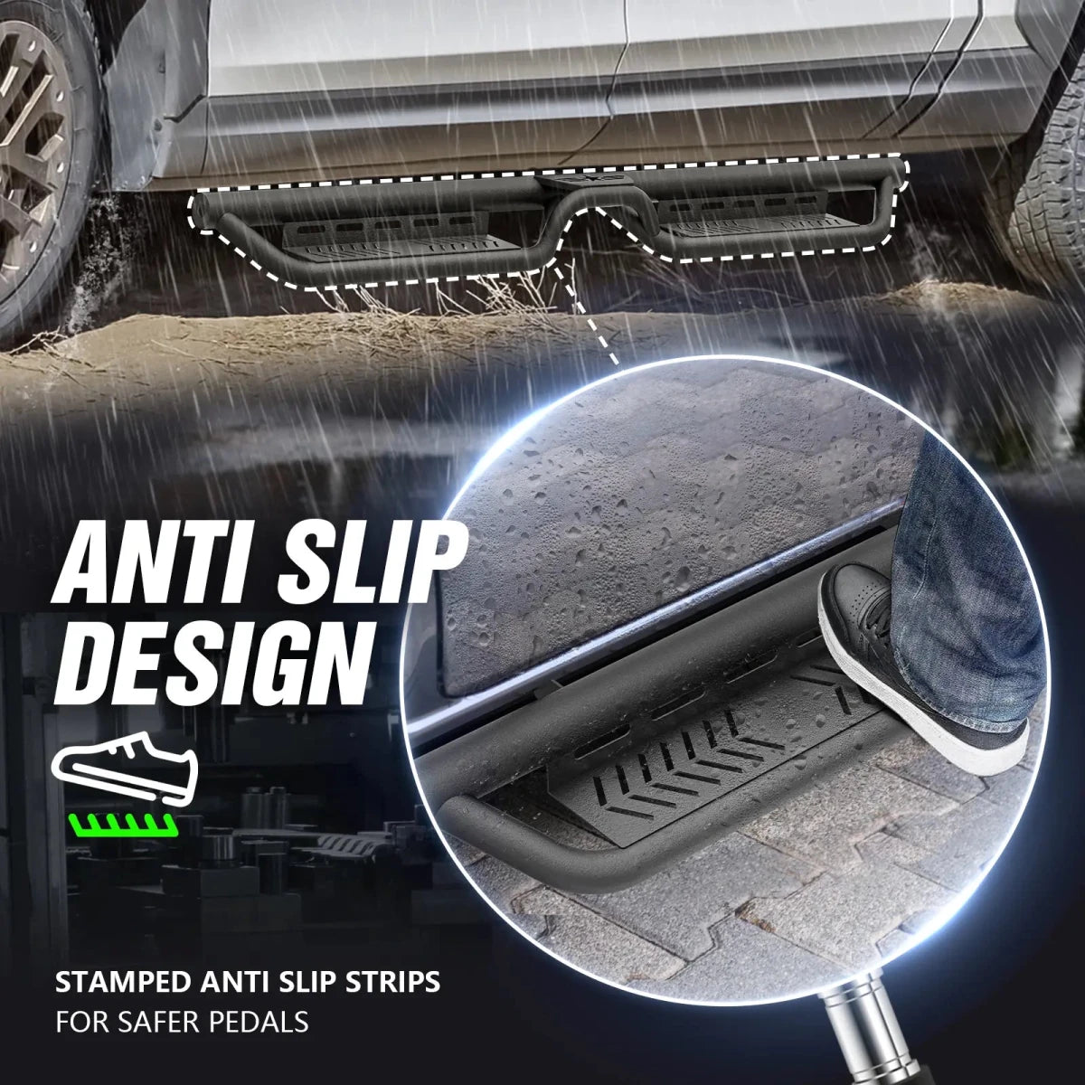 Drop Step Running Boards for 2017-2025 Honda Ridgeline