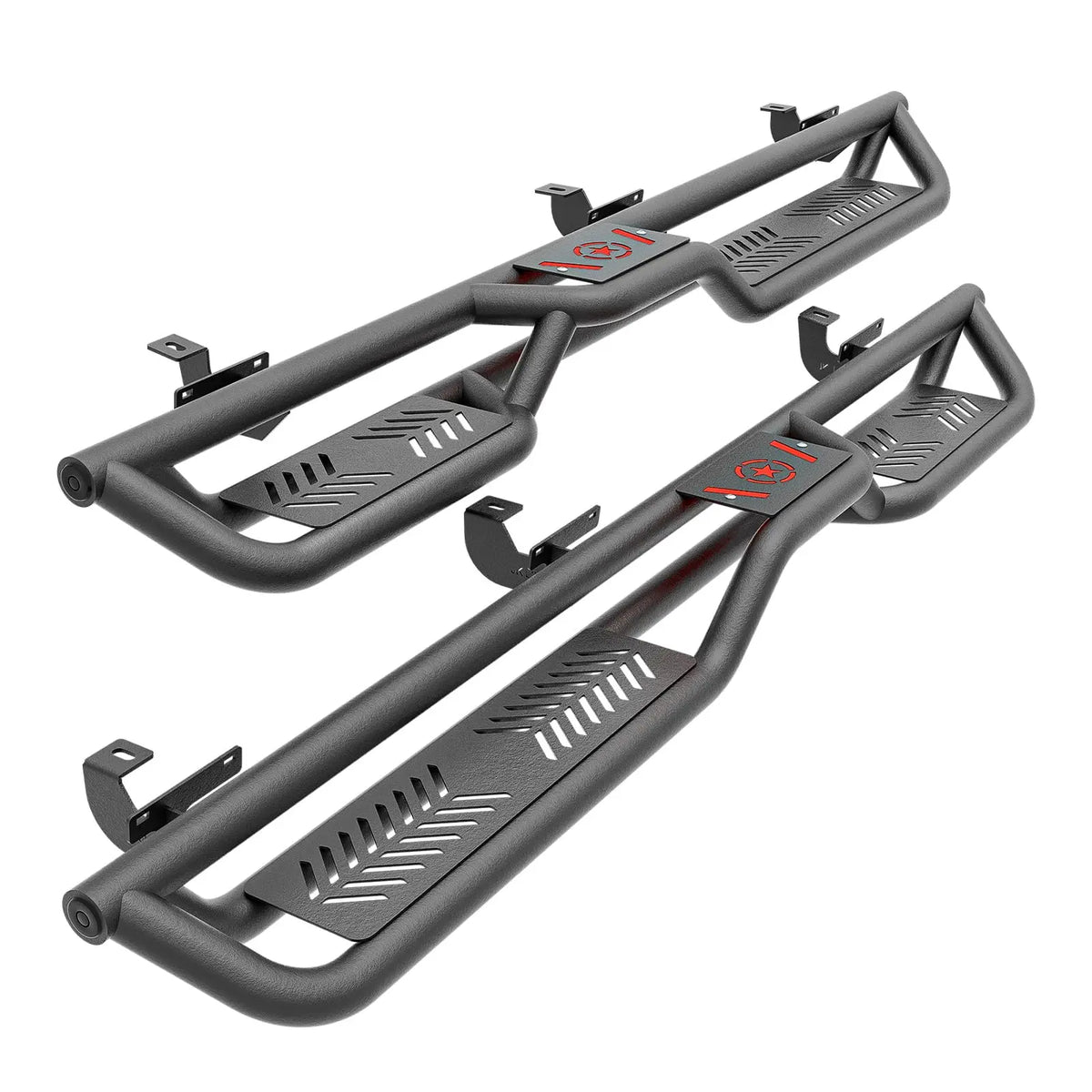 for 2016 Jeep Wrangler Running Boards Side Steps Compatible with 2007-2018 Jeep Wrangler JK JKU Unlimited 4 Doors | Yzona