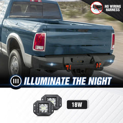 After Market Truck Rear Bumpers for 2009-2018 Dodge Ram 1500 & 2019-2024 Ram 1500 Classic | Yzona