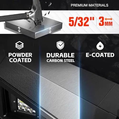 Push Bumpers for 2007-2025 Jeep Wrangler JK JL JKU JLU & Gladiator JT