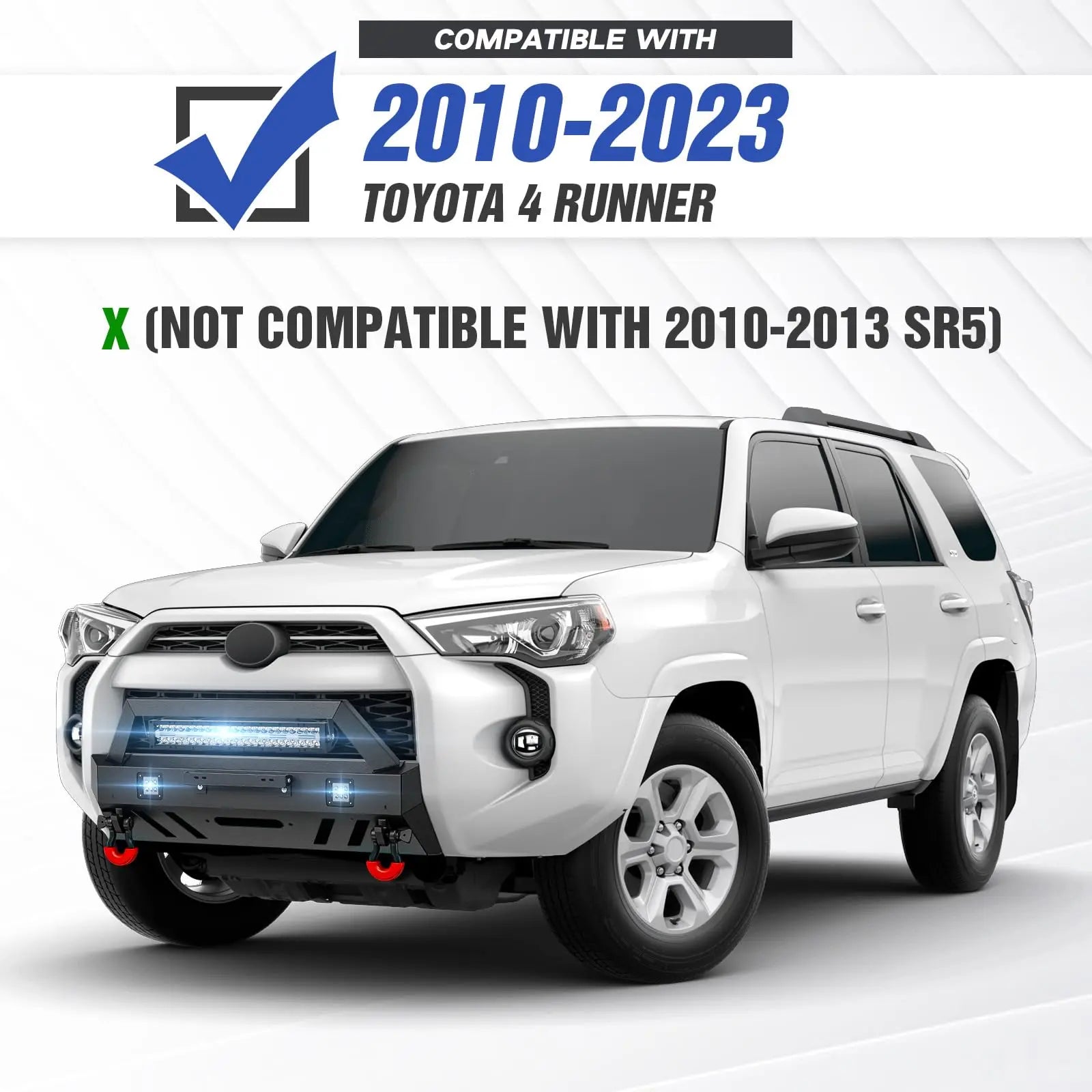 Off Road 4x4 Bumpers for 2010-2023 Toyota 4Runner 5th Gen