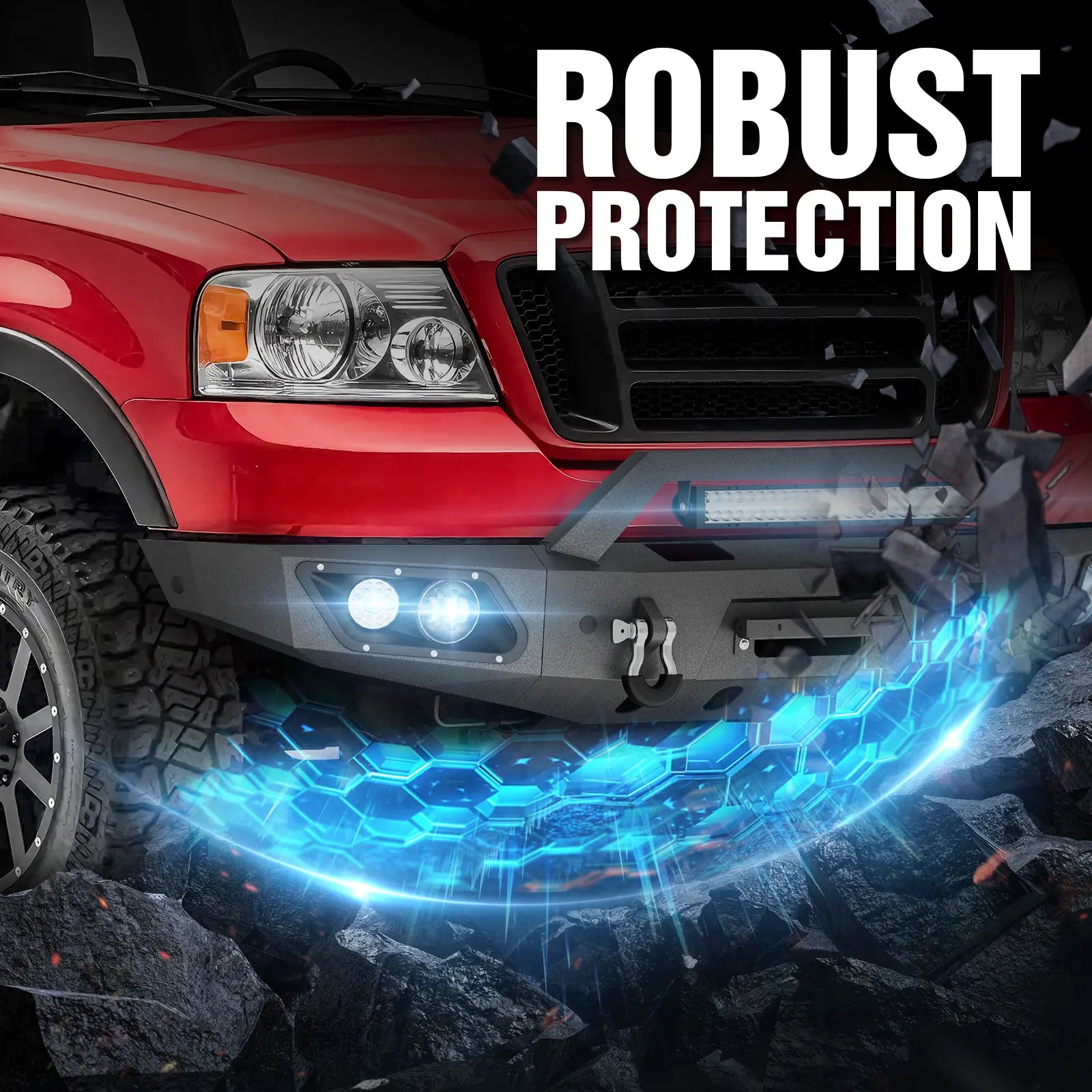 Heavy Duty Bumpers for Ford F150​ 2004 2005 2006