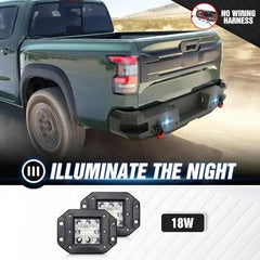 Off Road Bumpers for Nissan Frontier 2022-2025 Replacement Truck Rear Bumpers