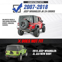 2007-2018 Jeep Wrangler JK Aftermarket Bumpers for Sale