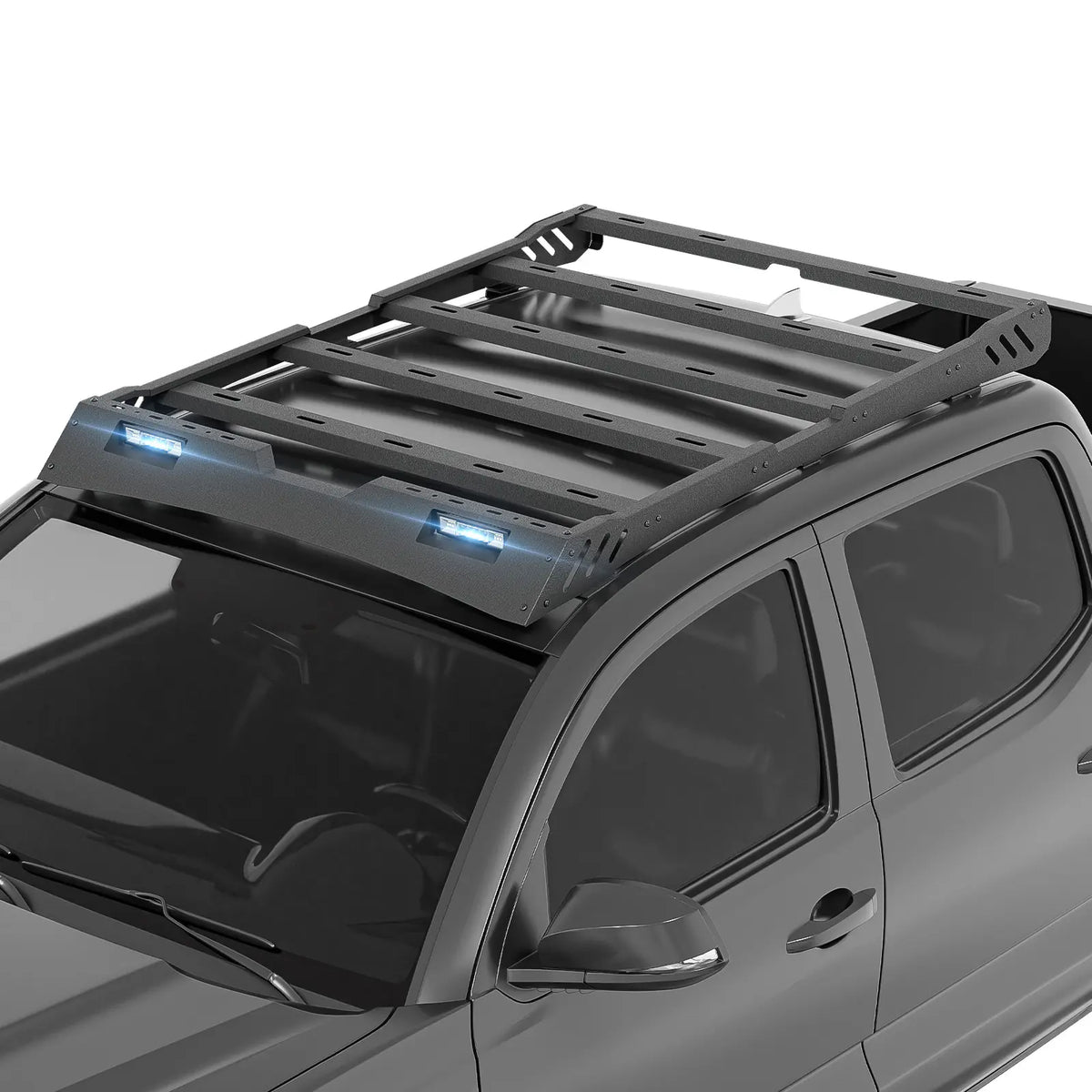 Roof Basket Cargo Carrier Compatible with 2005-2023 Tacoma Double Cab/Crew Cab