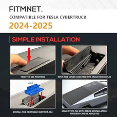 2024 Tesla Cybertruck Aftermarket Bed Exterior Accessories Roof Rack 2024-2025