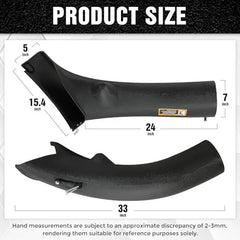 Lower Bagger Discharge Chute Compatible with John Deere 102 105 115 125 135 D100 L100 LA100 X110 LA/D/L/X Series – Replacement Parts for GY20423 Bagger System