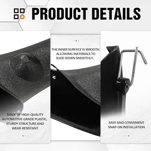 Lower Bagger Discharge Chute Compatible with John Deere 102 105 115 125 135 D100 L100 LA100 X110 LA/D/L/X Series – Replacement Parts for GY20423 Bagger System