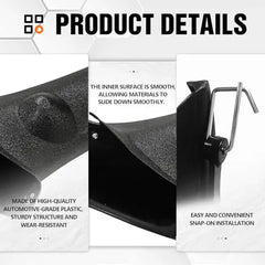 Lower Bagger Discharge Chute Compatible with John Deere 102 105 115 125 135 D100 L100 LA100 X110 LA/D/L/X Series – Replacement Parts for GY20423 Bagger System