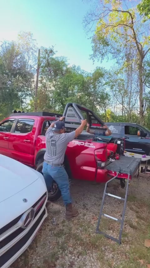 16.73" Overland Truck Bed Racks Systems for Trucks Compatible with Tacoma/Ranger/Gladiator JT | Yzona